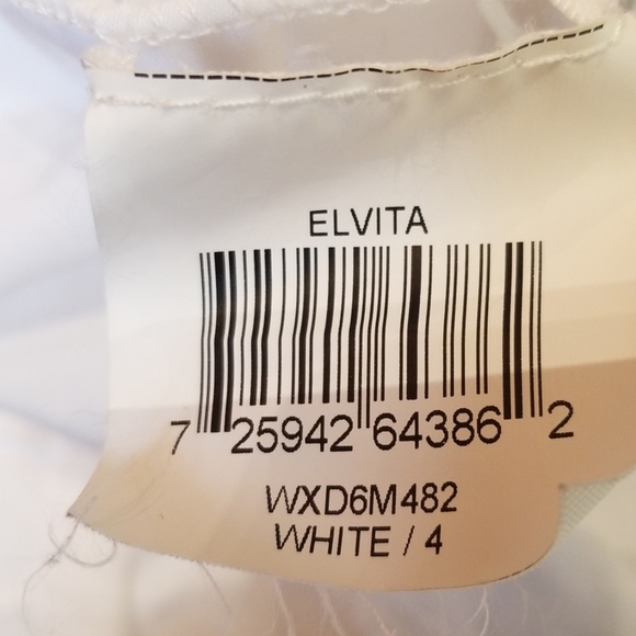 BCBG ELVITA DRESS WHITE SIZE 4 - Picture 7 of 8